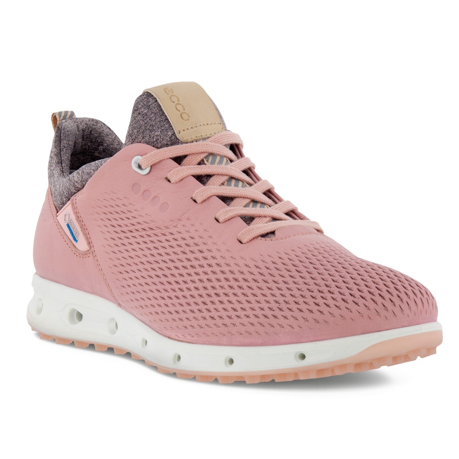 Ladies Cool Pro Silver Pink Golf Shoe1