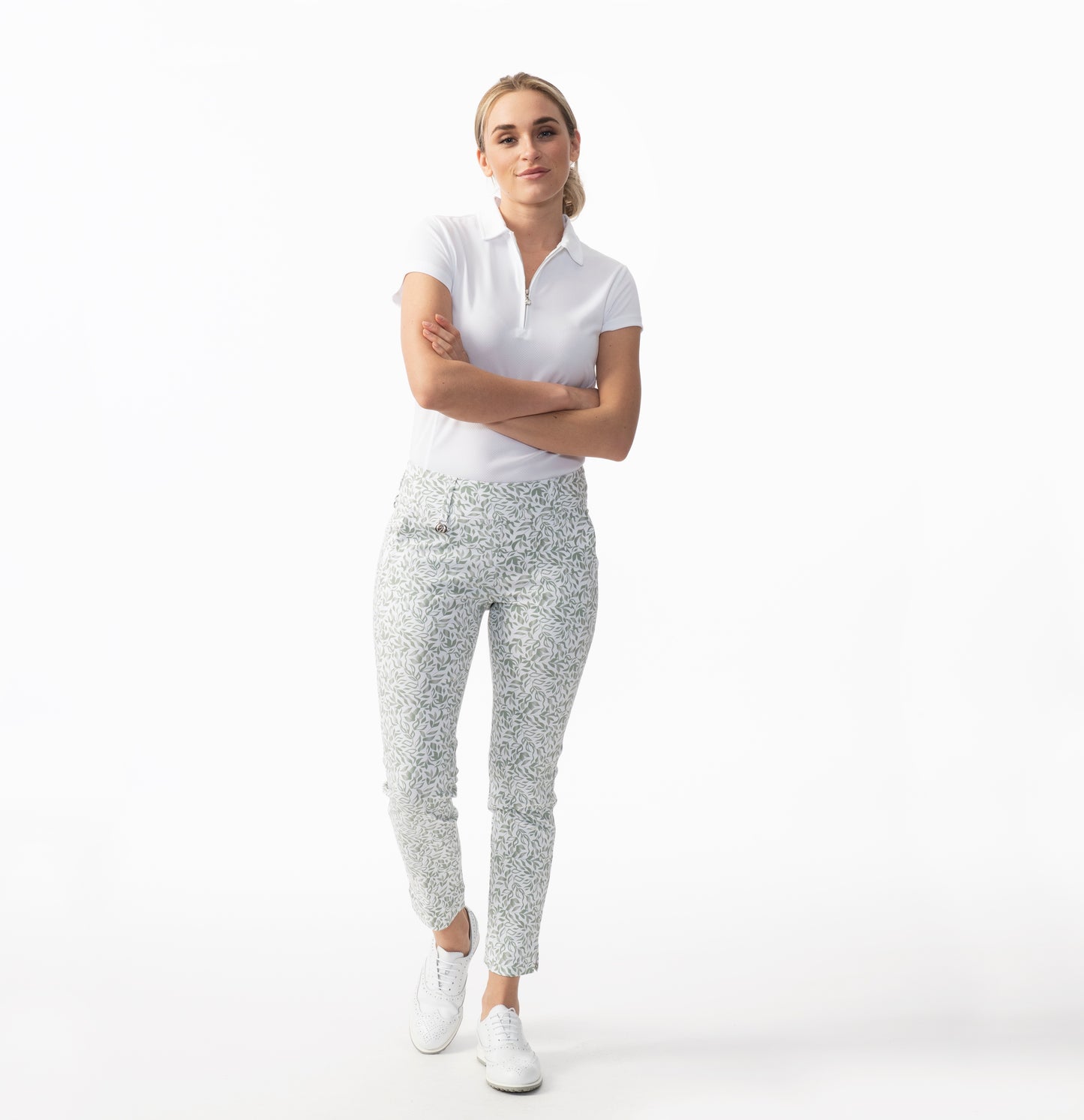 Daily Sports Magic High Water 94 Pants - Pantalon De Golf Pour Femme Stretch Ceinture Elastique Beige 38 Daily Sports Magic High Water 94 Pants - Pantalon De Golf Pour Femme Stretch Ceinture Elastique Beige 38